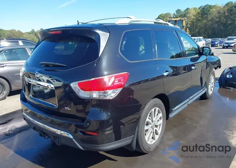 2015 Nissan Pathfinder Sl из США, поврежденный, VIN 5N1AR2MN9FC624202